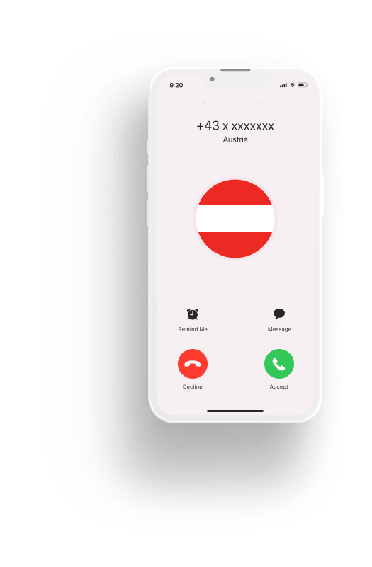 Austrian Phone Number