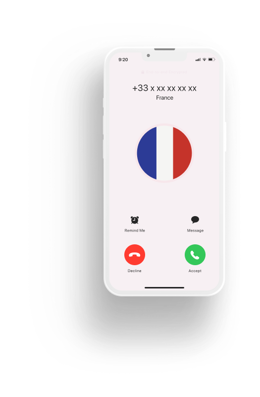 French Phone Number